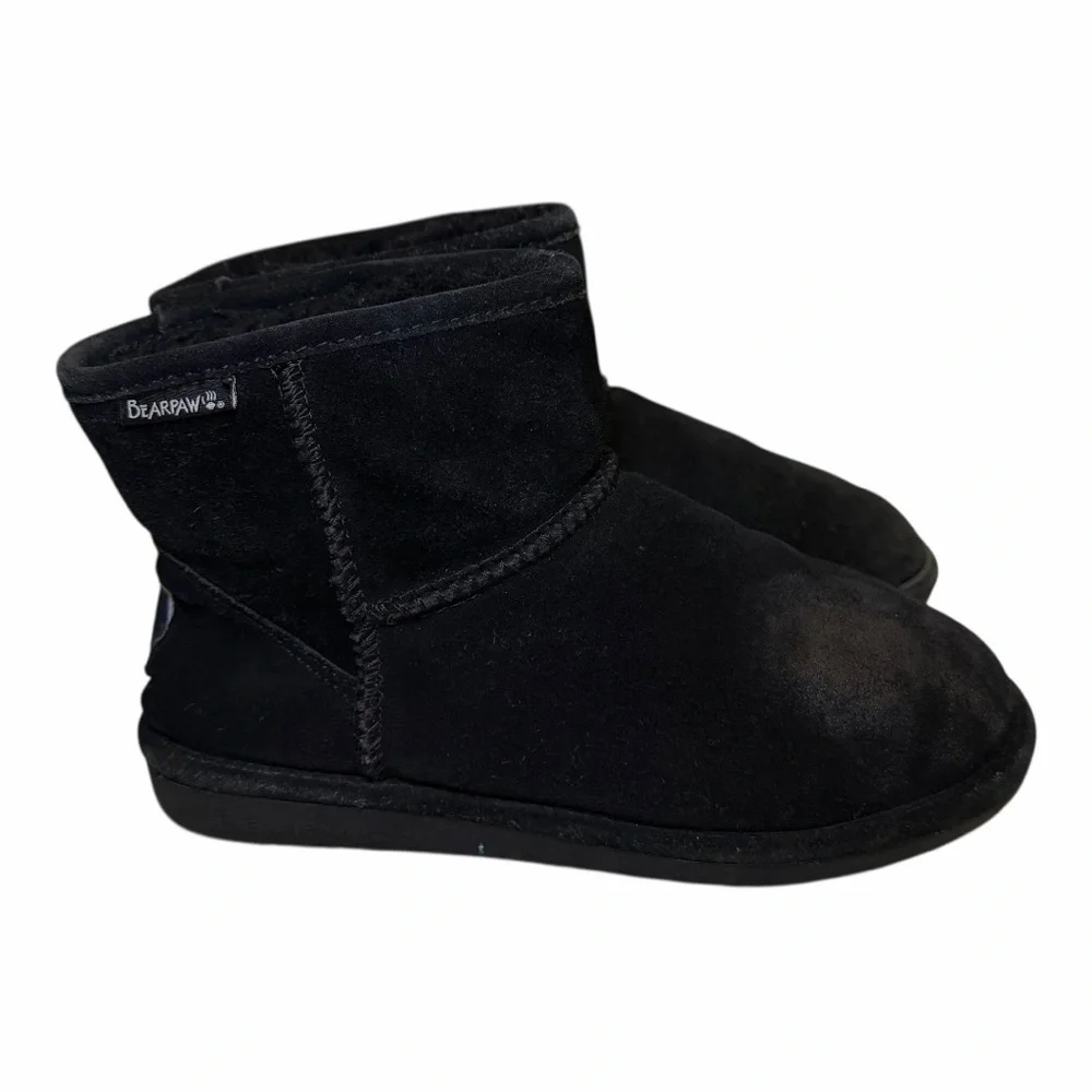 BearPaw Black Winter Boots‎